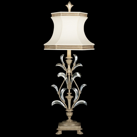 737810 Fine Art Lighting Beveled Arcs 41"H Table Lamp with Silver Finish
