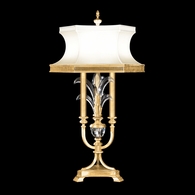 738210-3 Fine Art Lighting Beveled Arcs 37"H Table Lamp with Gold Leaf Finish