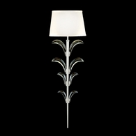 738450-4 Fine Art Lighting Beveled Arcs 28"H Sconce with Silver Leaf Finish