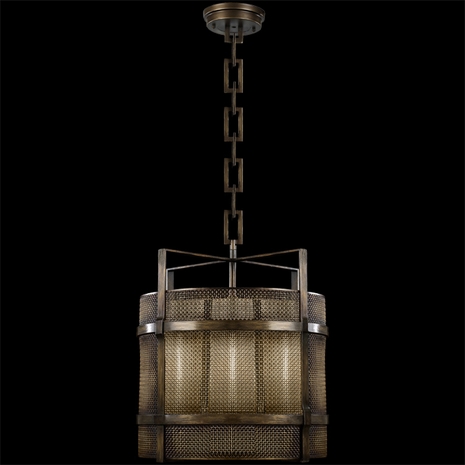 741440-2 Fine Art Lamps Bronze Veil 4 Light Lantern