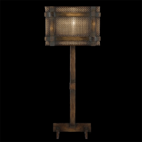 741615-2 Fine Art Lamps Bronze Veil 1 Light Console Lamp