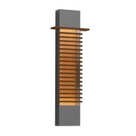 7418.74-WL Sonneman Kengo Inside-Out 30" LED Sconce with Textured Gray Finish