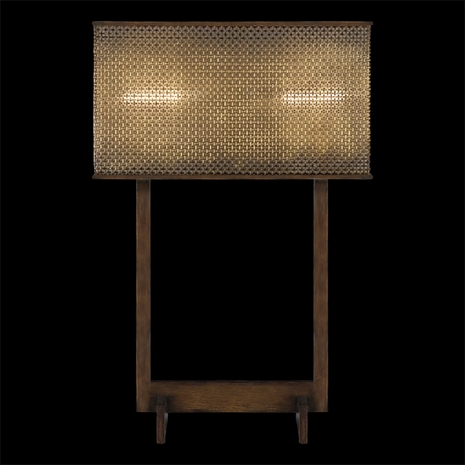 742210-2 Fine Art Lamps Bronze Veil 2 Light Table Lamp
