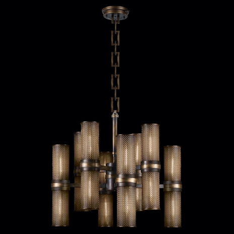 742440-2 Fine Art Lamps Bronze Veil 16 Light Chandelier
