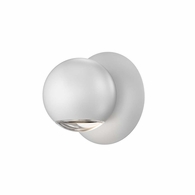 7500.98 Sonneman Hemisphere Sconce with Textured White Finish