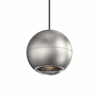 7505.77 Sonneman Hemisphere Pendant with Natural Anodized Finish