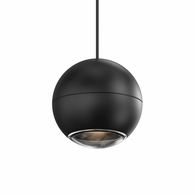 7505.97 Sonneman Hemisphere Pendant with Textured Black Finish