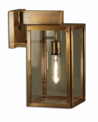 7517 Northeast Lantern Midtown (1) Light Medium Base Wall Fixture With Multiple Glass & Finish Options