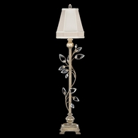 752915 Fine Art Lighting Crystal Laurel 37"H Console Lamp with Silver Finish