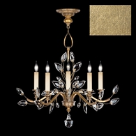 753040-3 Fine Art Lighting Crystal Laurel 32"W Round Chandelier with Gold Leaf Finish