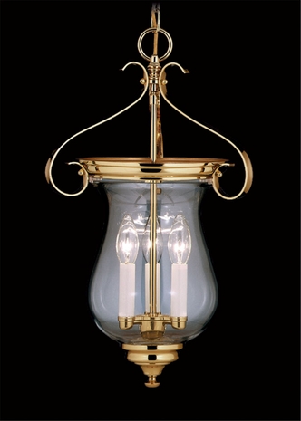 7573-PB-R Framburg Lighting Independence Hall Small Hanging Lantern (CLEARANCE ITEM)