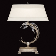 758610 Fine Art Lighting Crystal Laurel 31"H RSF Table Lamp with Silver Finish