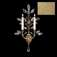 759750-3 Fine Art Lighting Crystal Laurel 28"H Sconce with Gold Leaf Finish