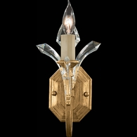 761450 Fine Art Lighting Beveled Arcs 13"H Sconce with Gold Finish