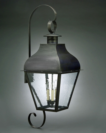 7658 Northeast Lantern Stanfield (3) Light Candelabra Wall Fixture With Multiple Glass & Finish Options