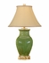 7694 Wildwood Lamps Old Green Jar Lamp with Drip Glaze Earthenware