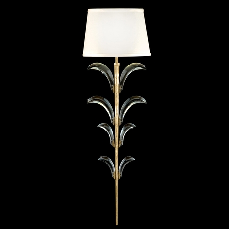 769550ST Fine Art Lighting Beveled Arcs 28"H Sconce with Gold Finish