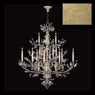 771140-3 Fine Art Lighting Crystal Laurel 57"W Round Chandelier with Gold Leaf Finish