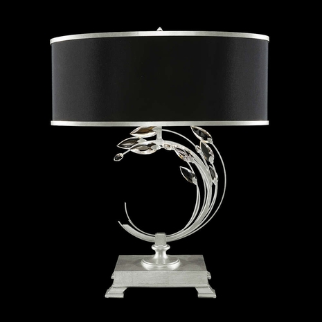 771510-SF42 Fine Art Lamps Crystal Laurel 31"H Table Lamp with Silver Finish