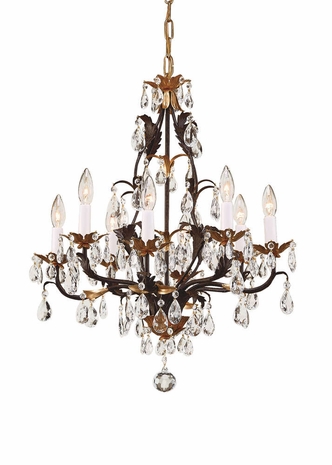 7717 Wildwood Lamps Iron Chandelier