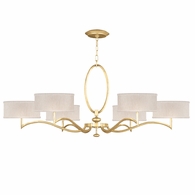 771740-SF33 Fine Art Lamps Allegretto 51"W Round Chandelier with Gold Finish