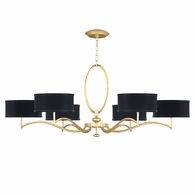 771740-SF34 Fine Art Lamps Allegretto 51"W Round Chandelier with Gold Finish