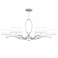 771740-SF41 Fine Art Lamps Allegretto 51"W Round Chandelier with Silver Finish