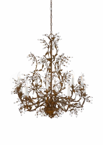 7750 Wildwood Lamps Crystal Buds Chandelier