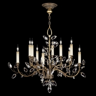 775940 Fine Art Lighting Crystal Laurel 43"W Round Chandelier with Gold Finish