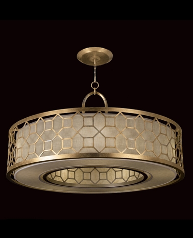 780340-2FL Fine Art Lamps Allegretto Gold 5 Light Pendant