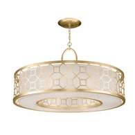 780340-SF33 Fine Art Lamps Allegretto 48"W Round Pendant with Gold Finish