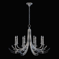 782140-1 Fine Art Lighting Trevi 39.5"W Round Chandelier with Silver Leaf Finish