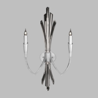 782350-1 Fine Art Lighting Trevi 33"H Sconce with Silver Leaf Finish