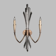 782350-3 Fine Art Lighting Trevi 33"H Sconce with Soft Bronze Ombre Finish