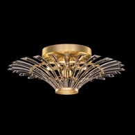 782440-2 Fine Art Lighting Trevi 27.25"W Round Flush Mount with Gold Leaf Finish