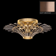 782440-3 Fine Art Lighting Trevi 27.25"W Round Flush Mount with Soft Bronze Ombre Finish