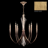 782540-2 Fine Art Lighting Trevi 26"W Round Pendant with Gold Leaf Finish