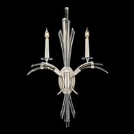 782750-1 Fine Art Lighting Trevi 34"H Sconce with Silver Leaf Finish