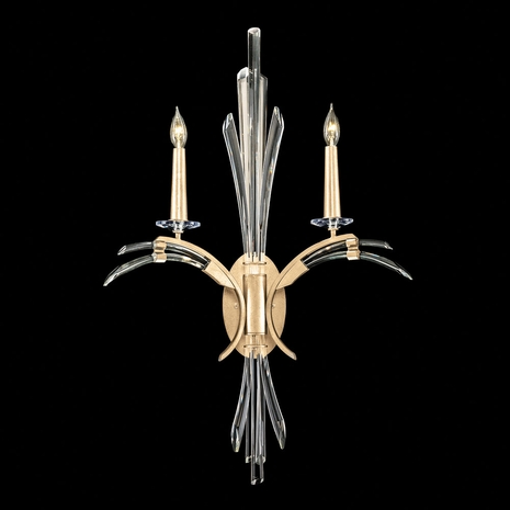 782750-2 Fine Art Lighting Trevi 34"H Sconce with Gold Leaf Finish