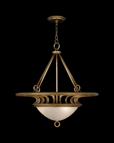 784540-2 Fine Art Lamps Allegretto Gold 3 Light Pendant