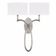 784750-SF41 Fine Art Lamps Allegretto 21"H Sconce with Silver Finish