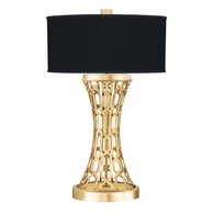 784910-SF34 Fine Art Lamps Allegretto 32"H Table Lamp with Gold Finish