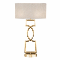 785010-SF33 Fine Art Lamps 1 Light Allegretto 34" Table Lamp with Gold Leaf Finish
