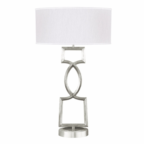 785010-SF41 Fine Art Lamps 1 Light Allegretto 34" Table Lamp with Silver Leaf Finish