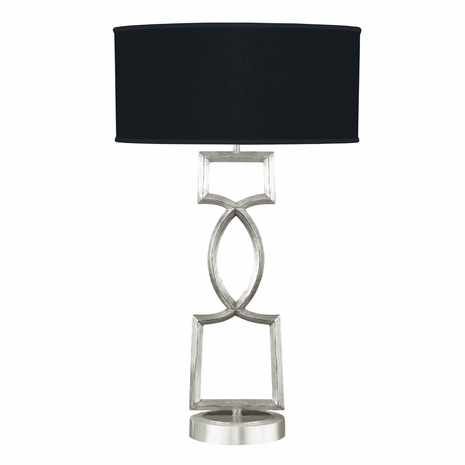 785010-SF42 Fine Art Lamps 1 Light Allegretto 34" Table Lamp with Silver Leaf Finish