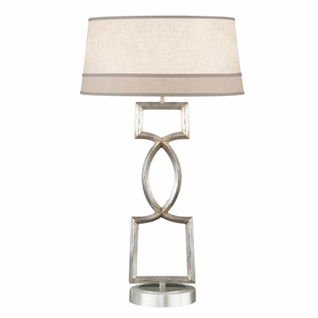 785010ST Fine Art Lamps 1 Light Allegretto 34" Table Lamp with Silver Finish