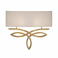 785650-SF33 Fine Art Lamps 1 Light Allegretto 15" Sconce with Gold Leaf Finish