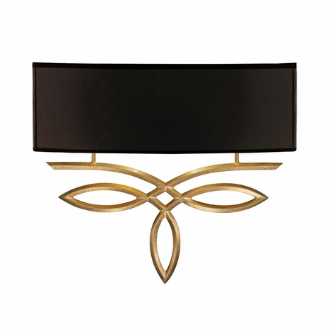 785650-SF34 Fine Art Lamps 1 Light Allegretto 15" Sconce with Gold Leaf Finish