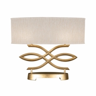 785710-SF33 Fine Art Lamps 2 Light Allegretto 21" Table Lamp with Gold Leaf Finish