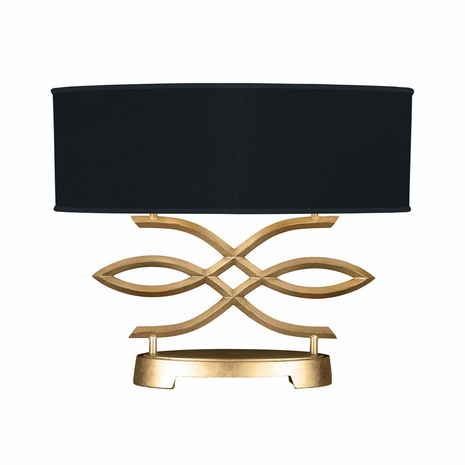 785710-SF34 Fine Art Lamps 2 Light Allegretto 21" Table Lamp with Gold Leaf Finish